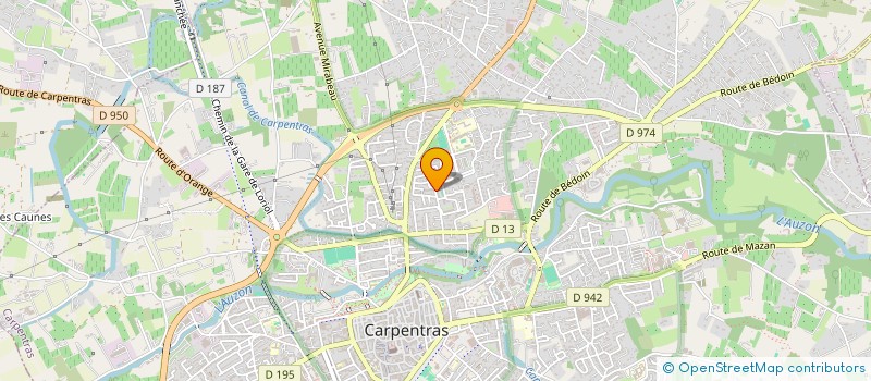 localisation de l'entreprise MONSIEUR ISMAIL AKHALKHAL à CARPENTRAS