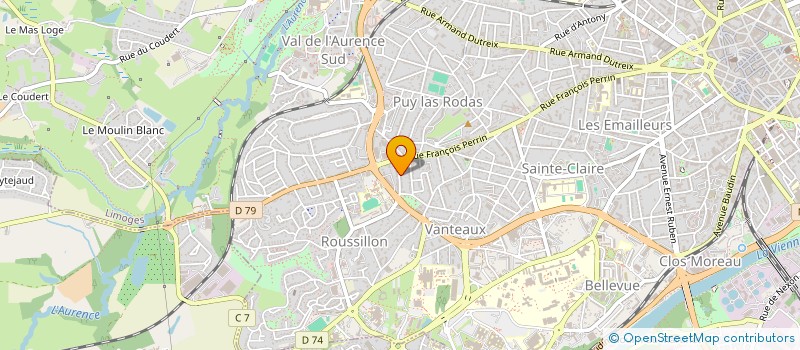 localisation de l'entreprise MONSIEUR ISMAIL AKKUS à LIMOGES