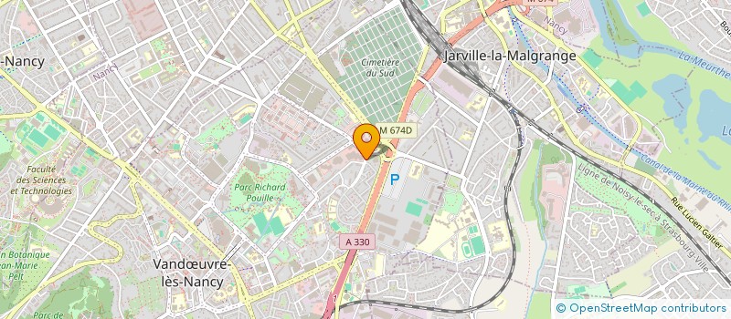 localisation de l'entreprise MONSIEUR ISMAIL ALIOUI  VANDUVRE-LES-NANCY