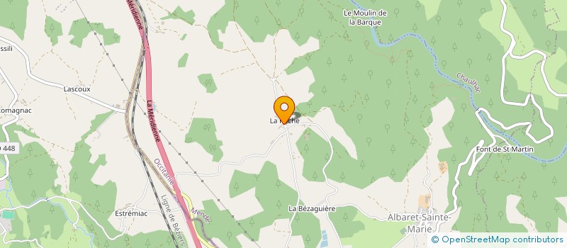 localisation de l'entreprise MONSIEUR ISMAIL AMMAR  ALBARET-SAINTE-MARIE