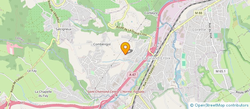 localisation de l'entreprise MONSIEUR ISMAIL ATAK  LA GRAND-CROIX