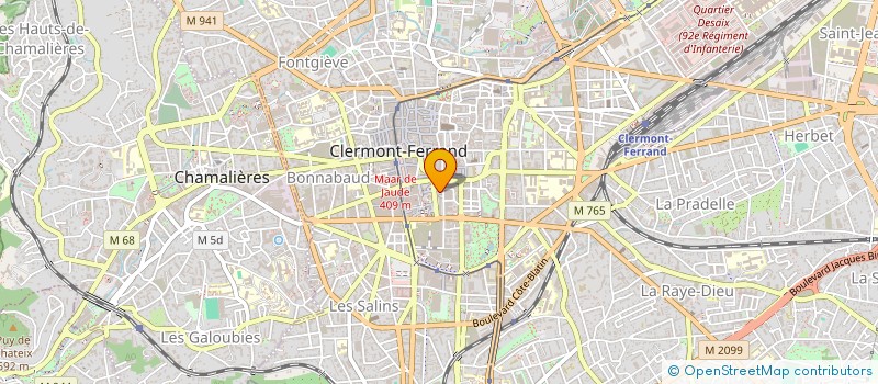 localisation de l'entreprise MONSIEUR ISMAIL AZAWI  CLERMONT-FERRAND