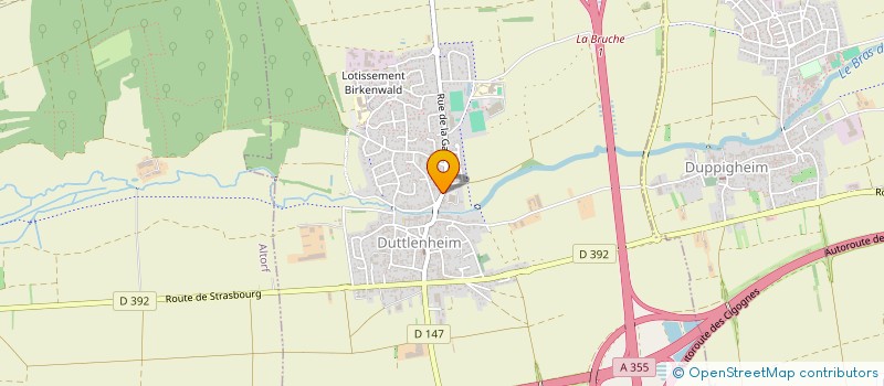 localisation de l'entreprise MONSIEUR ISMAIL BACHIRI  DUTTLENHEIM