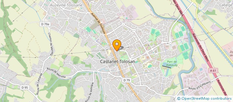 localisation de l'entreprise MONSIEUR ISMAIL BAKRETI à CASTANET-TOLOSAN