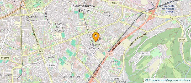 localisation de l'entreprise MONSIEUR ISMAIL BASSOU  SAINT-MARTIN-D'HERES