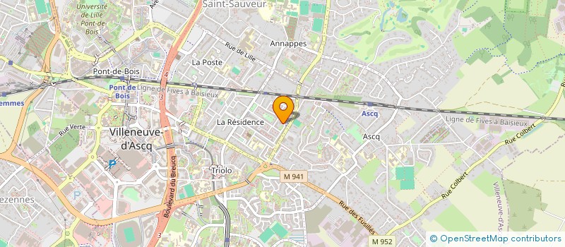 localisation de l'entreprise MONSIEUR ISMAIL BELADJANI à VILLENEUVE-D'ASCQ