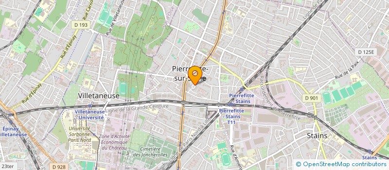 localisation de l'entreprise MONSIEUR ISMAIL BELLI à PIERREFITTE-SUR-SEINE