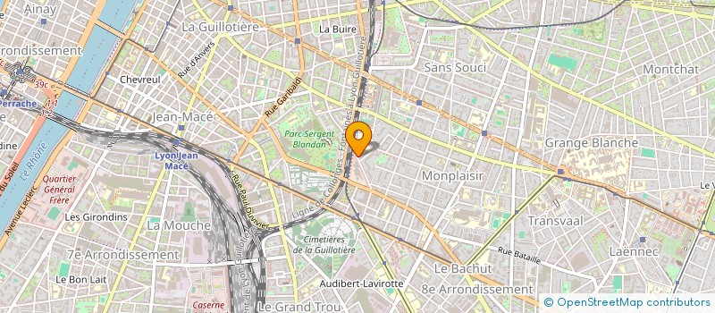 localisation de l'entreprise MONSIEUR ISMAIL BEN NAJI  LYON