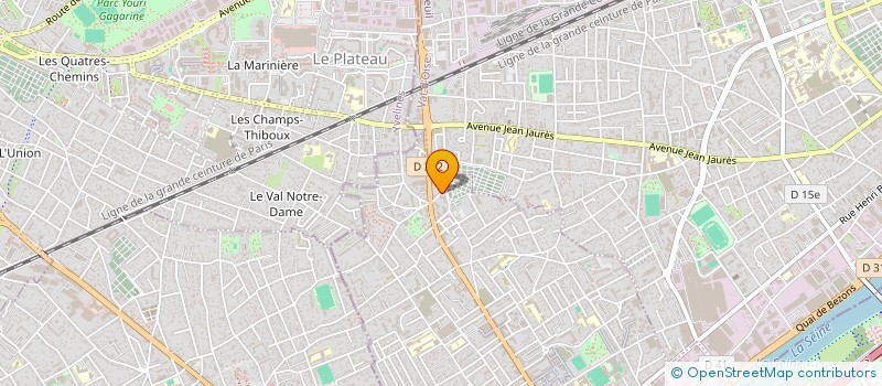 localisation de l'entreprise MONSIEUR ISMAIL BOUALAOUI  BEZONS