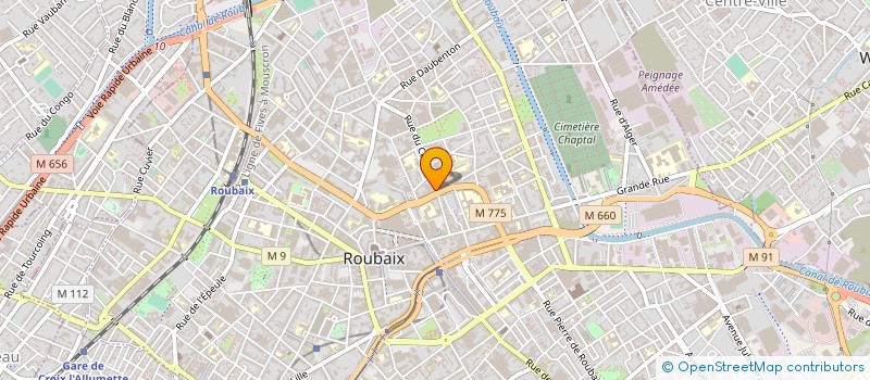 localisation de l'entreprise MONSIEUR ISMAIL BOUDJELIDA à ROUBAIX