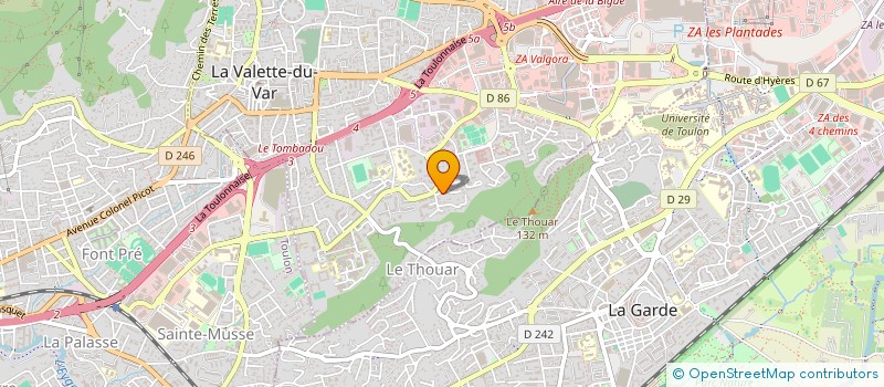 localisation de l'entreprise MONSIEUR ISMAIL BOUDRAA à LA VALETTE-DU-VAR
