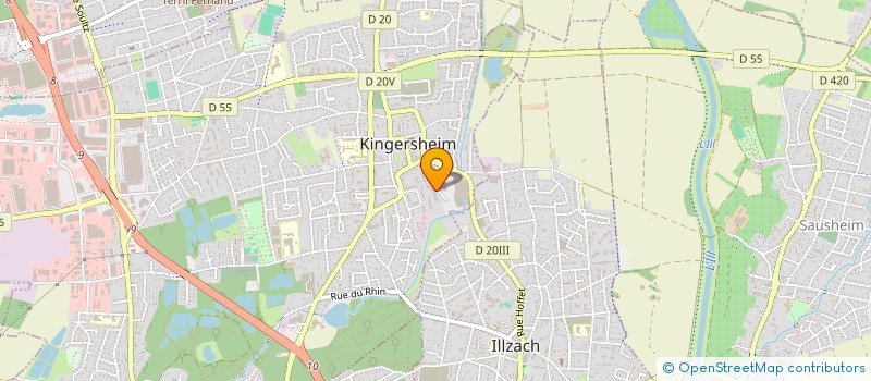 localisation de l'entreprise MONSIEUR ISMAIL BOUKHATEM  KINGERSHEIM