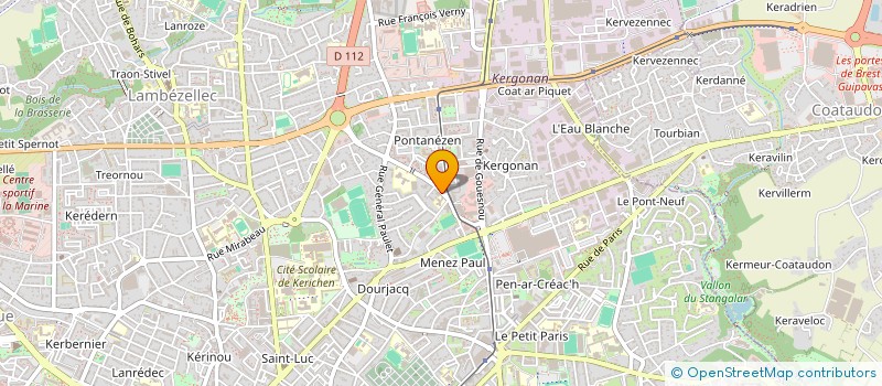 localisation de l'entreprise MONSIEUR ISMAIL BOULOUKT à BREST