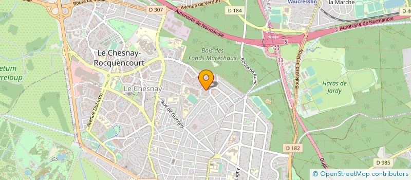 localisation de l'entreprise MONSIEUR ISMAIL BOUTERAA  LE CHESNAY-ROCQUENCOURT