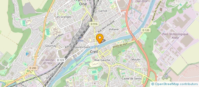 localisation de l'entreprise MONSIEUR ISMAIL BOYACI  CREIL