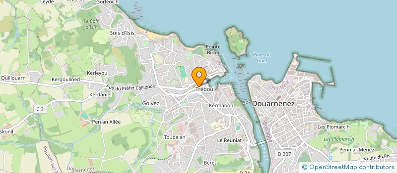 localisation de l'entreprise MONSIEUR ISMAIL BOZKURT à DOUARNENEZ