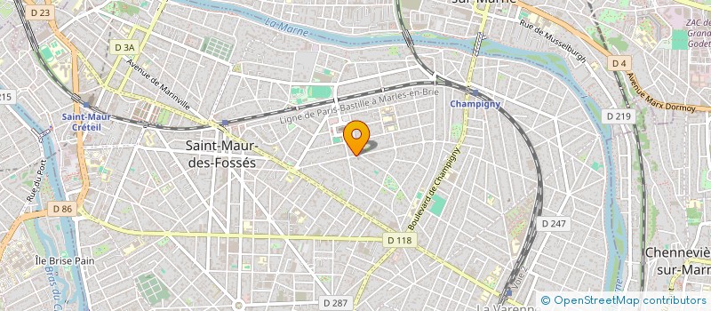 localisation de l'entreprise MONSIEUR ISMAIL CALISKAN  SAINT-MAUR-DES-FOSSES