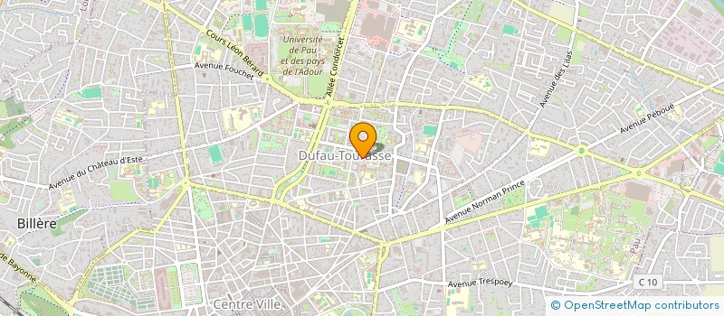 localisation de l'entreprise MONSIEUR ISMAIL CAMPS à PAU