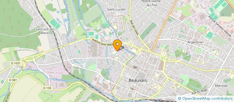 localisation de l'entreprise MONSIEUR ISMAIL CAVDAR  BEAUVAIS