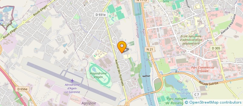 localisation de l'entreprise MONSIEUR ISMAIL CHETTIH  LE PASSAGE