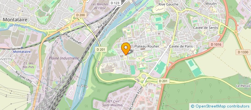 localisation de l'entreprise MONSIEUR ISMAIL CIMEN  CREIL