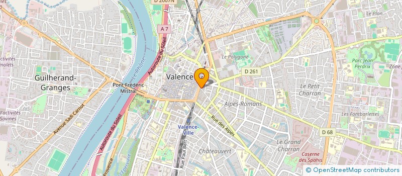 localisation de l'entreprise MONSIEUR ISMAIL CISSE  VALENCE