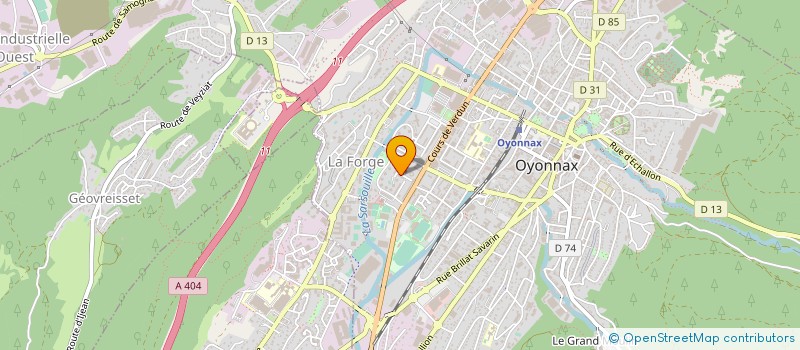 localisation de l'entreprise MONSIEUR ISMAIL DEMIRTAS à OYONNAX