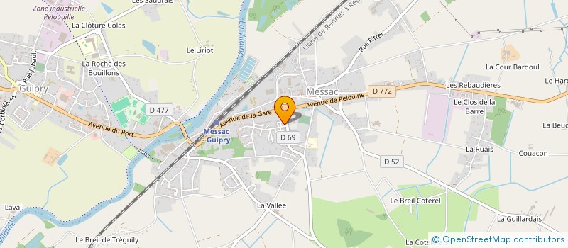 localisation de l'entreprise MONSIEUR ISMAIL DEMIRTAS  GUIPRY-MESSAC