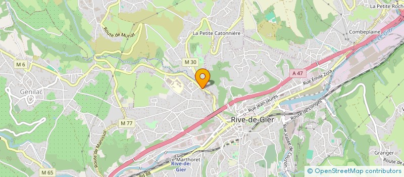 localisation de l'entreprise MONSIEUR ISMAIL DOGAN  RIVE-DE-GIER