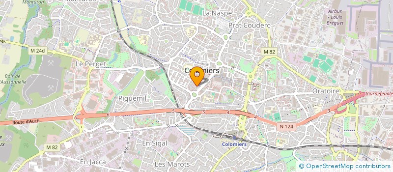 localisation de l'entreprise MONSIEUR ISMAIL EL BAKKOURI à COLOMIERS