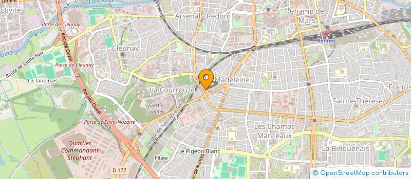 localisation de l'entreprise MONSIEUR ISMAIL EL BOUDAMI  CHANTEPIE