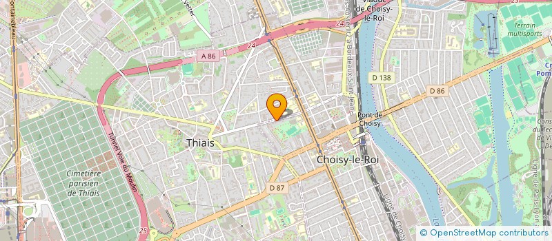 localisation de l'entreprise MONSIEUR ISMAIL EL HAMIDI  CHOISY-LE-ROI