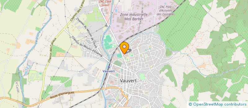 localisation de l'entreprise MONSIEUR ISMAIL EL HASSOUNI  VAUVERT