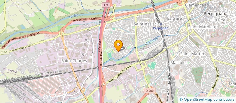 localisation de l'entreprise MONSIEUR ISMAIL EL HICHAR EL BEKKAOUI  PERPIGNAN