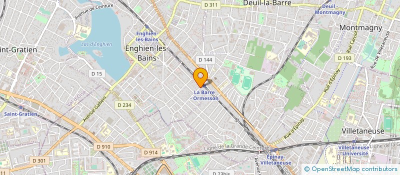 localisation de l'entreprise MONSIEUR ISMAIL EL KHAOUI  ENGHIEN-LES-BAINS