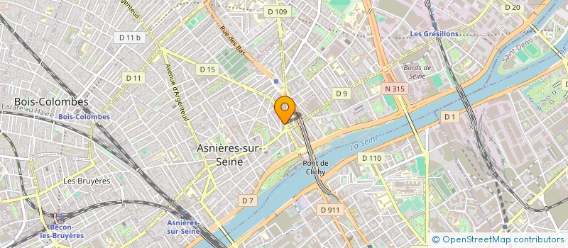 localisation de l'entreprise MONSIEUR ISMAIL EL MEKKAOUI à ASNIERES-SUR-SEINE