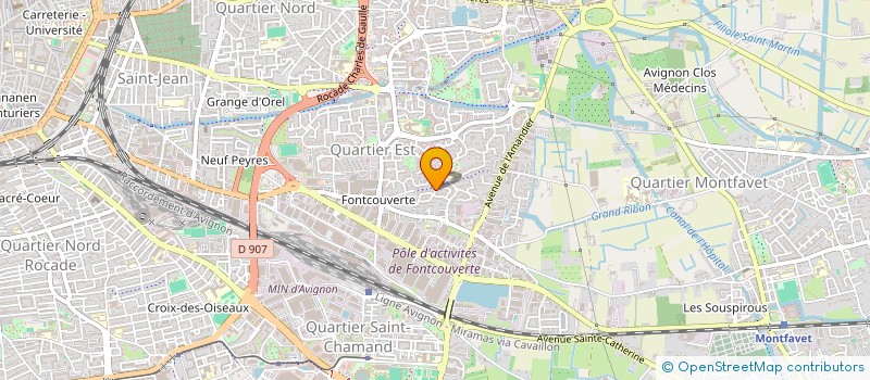 localisation de l'entreprise MONSIEUR ISMAIL EL OMARI  AVIGNON