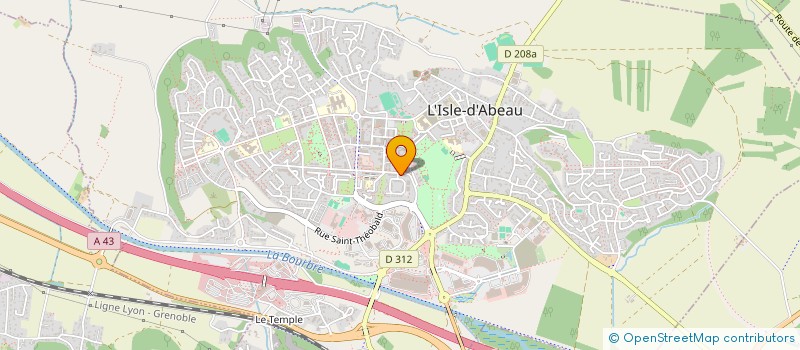 localisation de l'entreprise MONSIEUR ISMAIL EL ORFI MOUSTARIH  L'ISLE-D'ABEAU