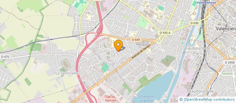 localisation de l'entreprise MONSIEUR ISMAIL EL OUAHABI  VALENCIENNES