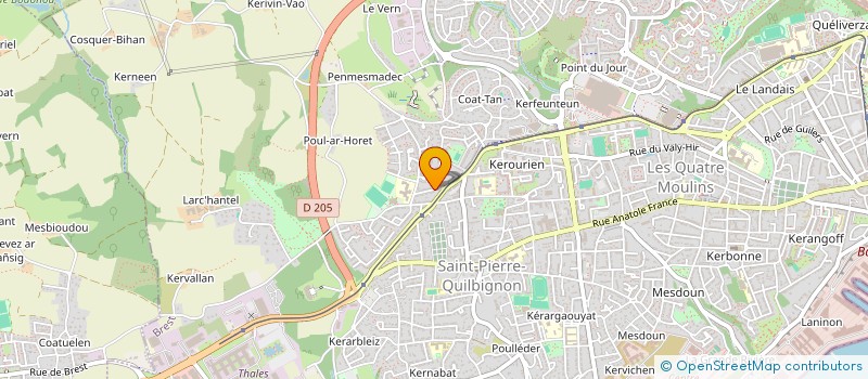 localisation de l'entreprise MONSIEUR ISMAIL ELKHIATI à BREST