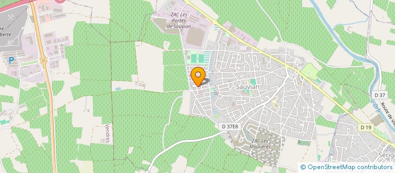 localisation de l'entreprise MONSIEUR ISMAIL ENNEJJARI  SAUVIAN