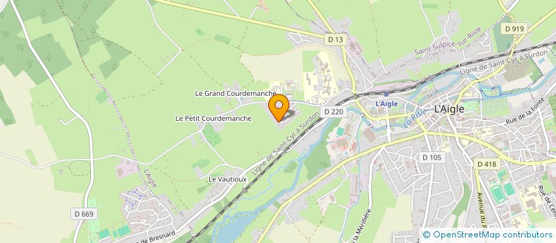 localisation de l'entreprise MONSIEUR ISMAIL ERTEM à L'AIGLE