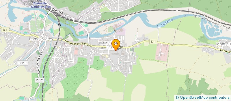 localisation de l'entreprise MONSIEUR ISMAIL ESSAFI  MONT-SUR-MEURTHE