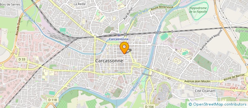 localisation de l'entreprise MONSIEUR ISMAIL ESSOUJAA  CARCASSONNE