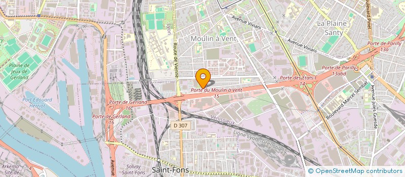 localisation de l'entreprise MONSIEUR ISMAIL FADLALLAH HAMAD  VENISSIEUX