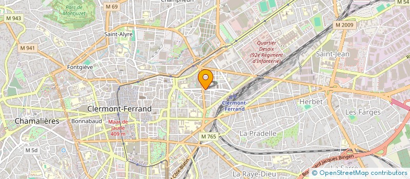 localisation de l'entreprise MONSIEUR ISMAIL FALLAHI  CHAMALIERES