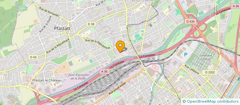 localisation de l'entreprise MONSIEUR ISMAIL FARAH OMAR  MULHOUSE