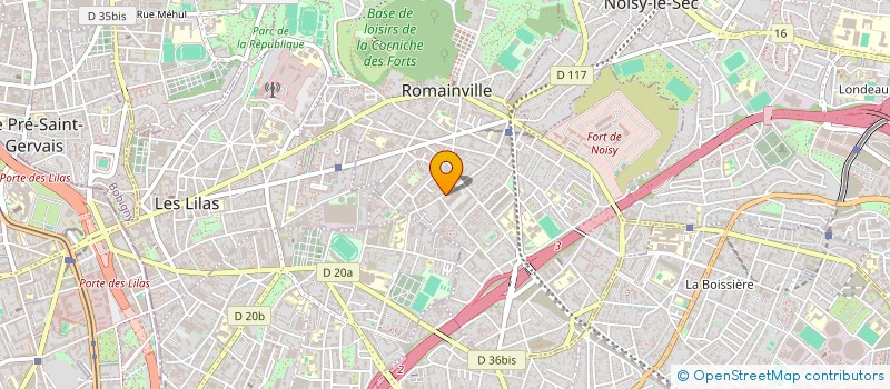 localisation de l'entreprise MONSIEUR ISMAIL GUERIN à ROMAINVILLE