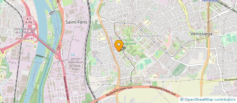 localisation de l'entreprise MONSIEUR ISMAIL GURALP  VENISSIEUX