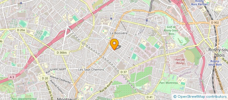localisation de l'entreprise MONSIEUR ISMAIL HAMDANI à MONTREUIL